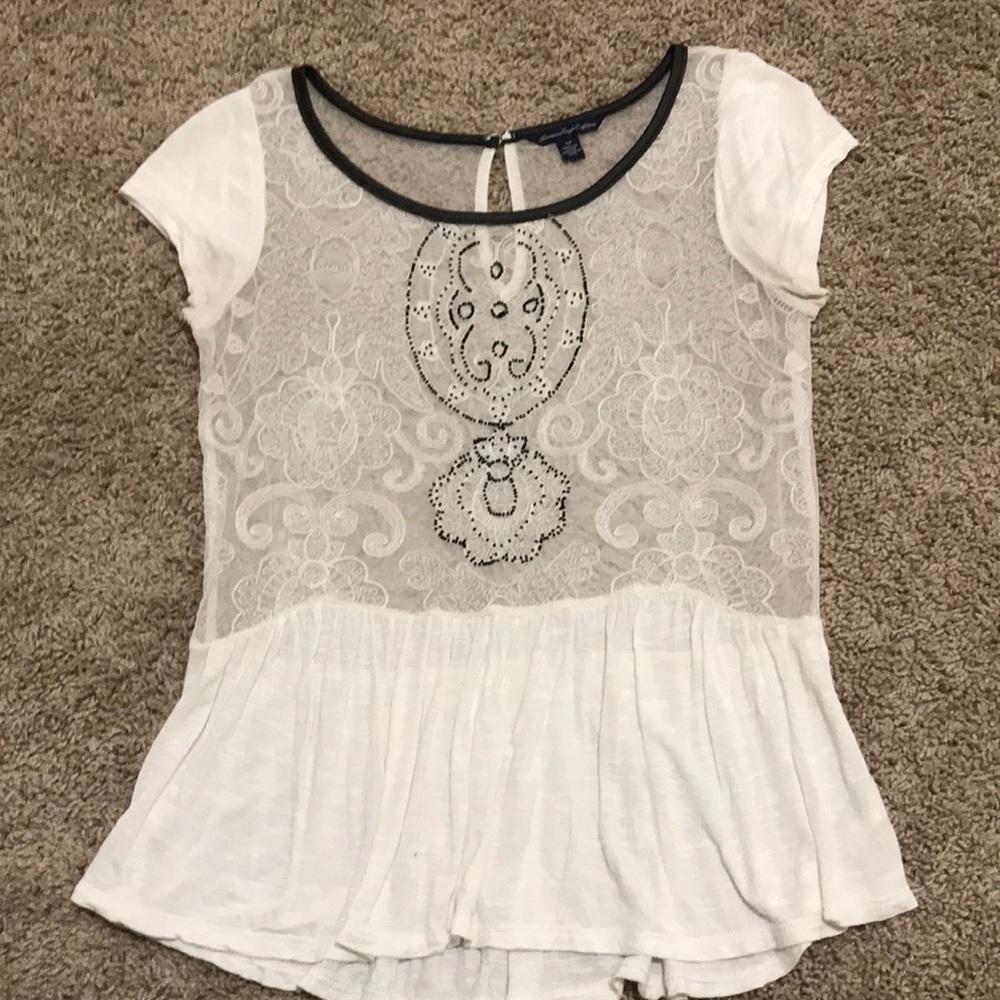 American eagle lace shirt